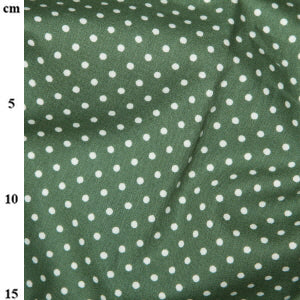 Polka dot spot in traditional green