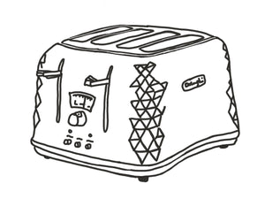 Standard 4 slot XL toaster