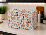 Coycoverup Cotton Dust Cover for Coycoverup Cotton Dust Cover for Foodi 3-in-1 Toaster, Grill & Panini Press