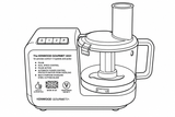 Cozycoverups cotton dust cover for the Kenwood Gourmet A531