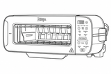 Coycoverup Cotton Dust Cover for Coycoverup Cotton Dust Cover for Foodi 3-in-1 Toaster, Grill & Panini Press