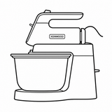 Cozycoverups cotton dust cover for the Kenwood Chefette HMP54.000SI