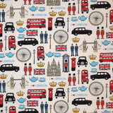 Cozycoverups kitchen Appliance fabric: Pattern Novelty prints - London Icons