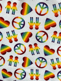 Cozycoverups kitchen Appliance fabric: Pattern Novelty prints - Peace and love