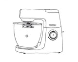 Coycoverup Cotton Dust Cover for Kenwood Major Titanium