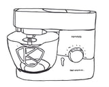 Coycoverup Cotton Dust Cover for Kenwood Chef Titanium