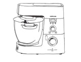 Coycoverup Cotton Dust Cover for Kenwood Cooking Chef (all models)