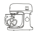 Coycoverup Cotton Dust Cover for Kenwood kMix
