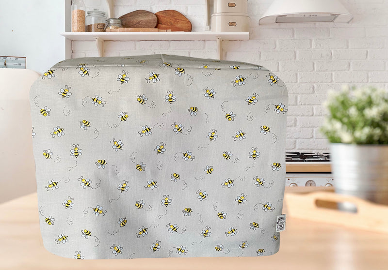 Cozycoverup for Kenwood Mixer light grey bees (Chef Titanium/Chef Elite/A901)