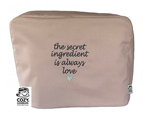 CozyCoverUp Dust Cover for Food Mixer in Secret Love (Breville Twin Hand and Stand SHM2 VFP026, Taupe)