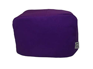 CozycoverupDust Cover for Toaster in Aubergine (2 Slice Toaster 19cm(h) x 20cm(d) x 30cm(l))