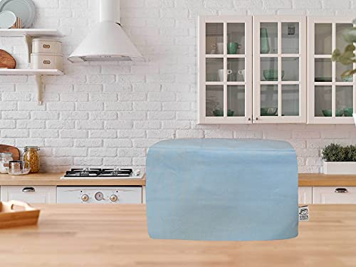 CozycoverupDust Cover for Toaster in Sky Blue (4 Slice XL 20cm(h) x 30cm(d) x 30cm(l))