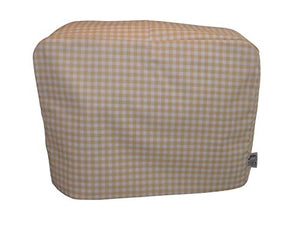 CozycoverupDust Cover for Food Mixer in Beige Gingham (Andrew James)