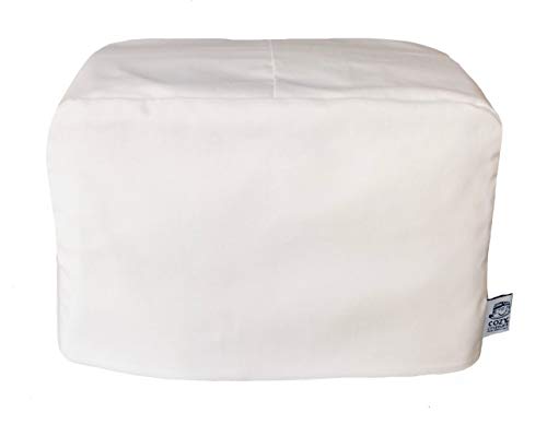 CozycoverupDust Cover for Toaster in White (Dualit New Gen Classic 3 Slice)