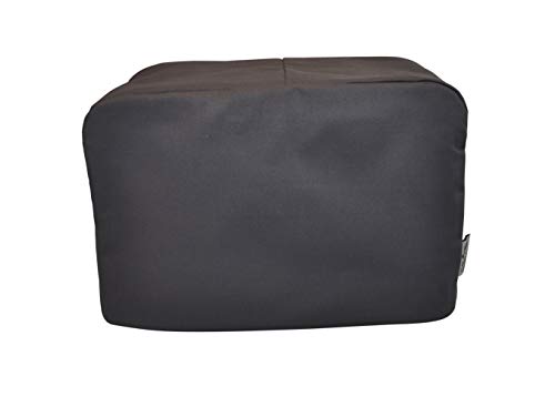 CozycoverupDust Cover for Toaster in Charcoal Grey (2 Slice Long Slot 20cm(h) x 20cm(d) x 40cm(l))