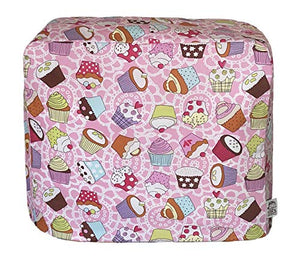 CozycoverupDust Cover for Stand Mixers in Pink Cupcakes (Cozycoverupfor Chef Sense)