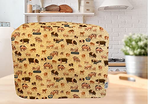 CozycoverupDust Cover for Kitchenaid Artisan/Kenwood Kmix Sized Food Mixers in pigs