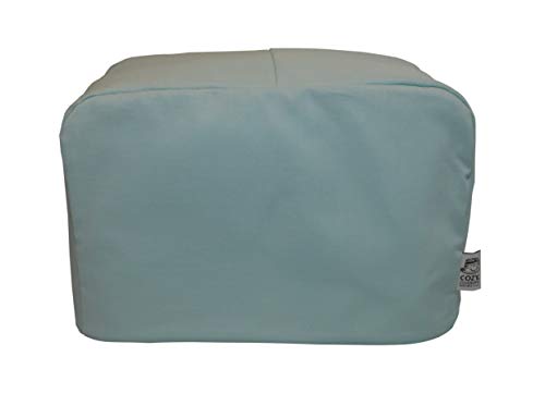 CozycoverupDust Cover for Toaster in Duck Egg (2 Slice Toaster 19cm(h) x 20cm(d) x 30cm(l))