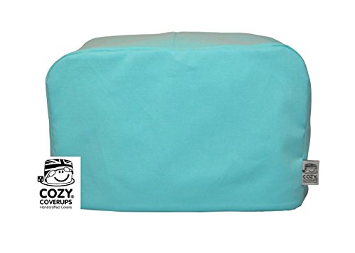 CozycoverupDust Cover for Toaster in Aqua (2 Slice Toaster 19cm(h) x 20cm(d) x 30cm(l))