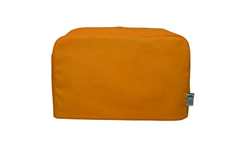 CozycoverupDust Cover for Toaster in Pumpkin Orange (Dualit New Gen Classic 3 Slice)