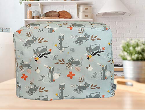 Cozycoverup� Dust Cover for Food Stand Mixer in Cats 1 (Kitchenaid Artisan 4.8L 5QT 5KSM175PS)