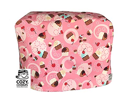 CozyCoverUpFood Mixer Dust Cover for Bosch MUM5 in Pink Cupcakes