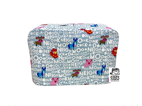 CozycoverupDust Cover for Toaster Farm (4 Slice Standard 20cm(h) x 24cm(d) x 30cm(l))