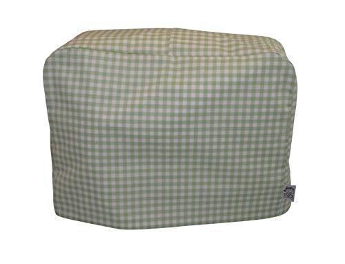 CozyCoverUpHandmade Sewing Machine Dust Cover in Green Gingham